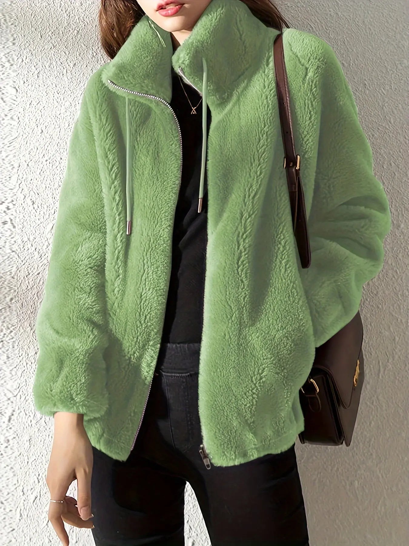 Weiche Damen-Fleecejacke – Produktansicht 9