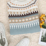 Eleganter Pullover mit Rundhalsausschnitt aus weichem Strick – Produktansicht 7
