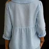 Moderne Bluse mit Peter-Pan-Kragen – Produktansicht 11