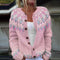 Kuscheliger Cardigan in zartem Rosa – Produktansicht 2