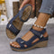 Bequeme Komfortsandalen in Wickeloptik – Produktansicht 7