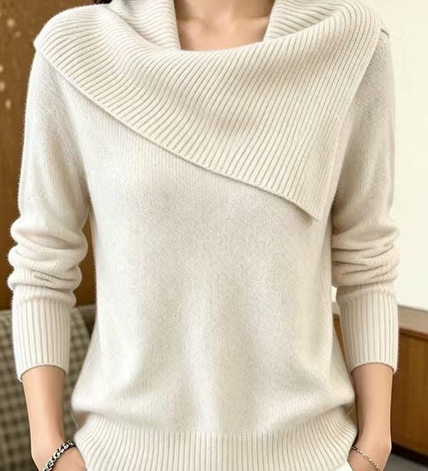 Lässiger Pullover mit Reverskragen – Produktansicht 7