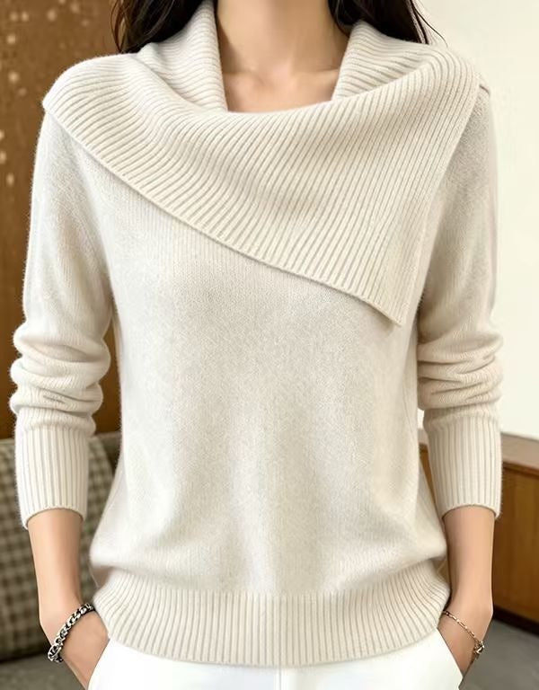 Lässiger Pullover mit Reverskragen – Produktansicht 7