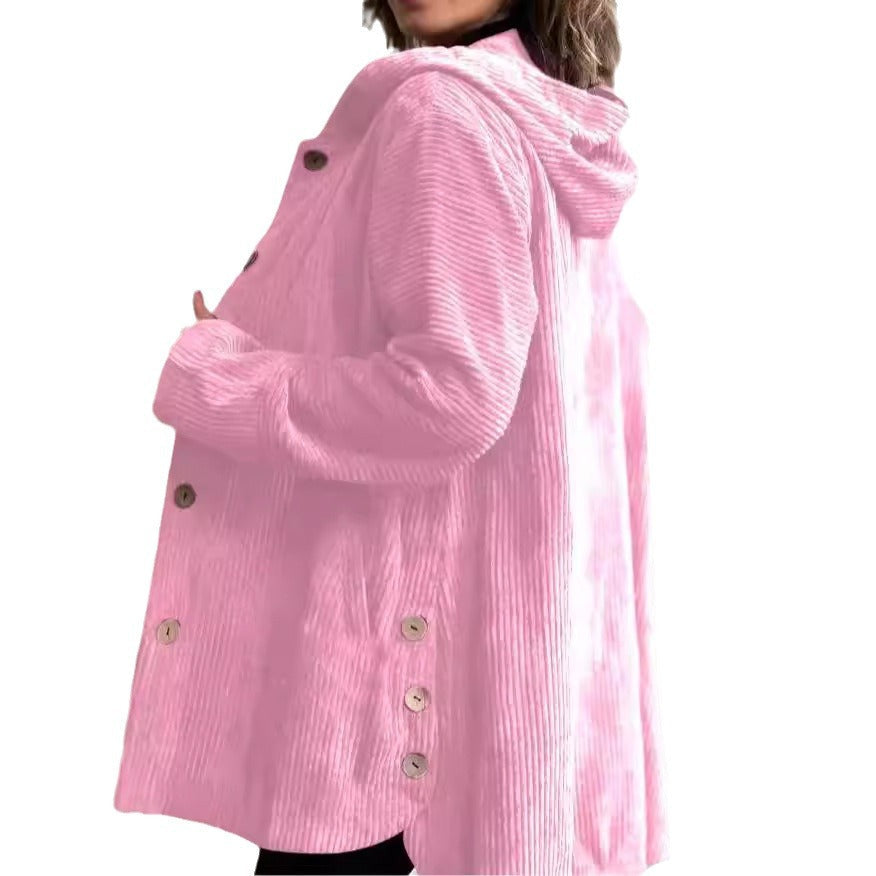 Cordjacke mit Kapuze – Produktansicht 12
