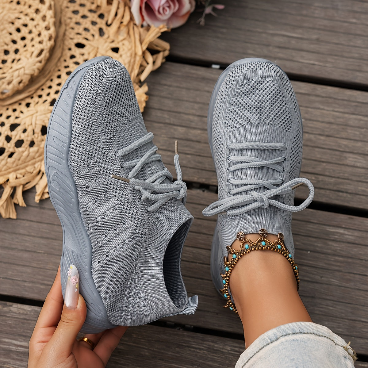 Bequeme Sneakers mit weicher Dämpfung – Produktansicht 12