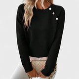 Asymmetrischer Pullover mit Rundhalsausschnitt – Produktansicht 1