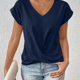 Elegantes T-Shirt mit V-Ausschnitt – Produktansicht 5