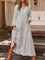 Elegantes Kleid mit Blumenmuster – Produktansicht 4