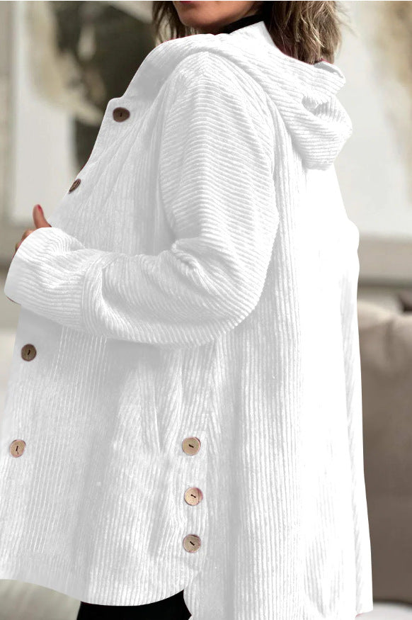 Cordjacke mit Kapuze – Produktansicht 6