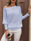 Eleganter schulterfreier Pullover mit Ballonärmeln – Produktansicht 1