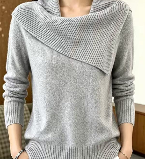 Lässiger Pullover mit Reverskragen – Produktansicht 9