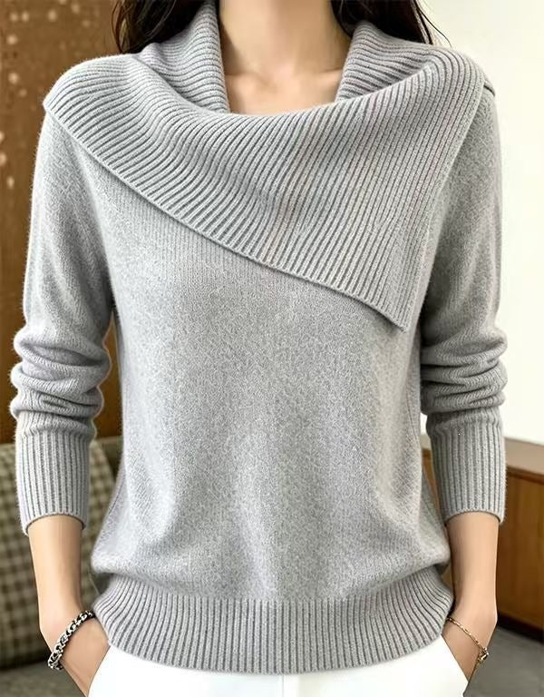 Lässiger Pullover mit Reverskragen – Produktansicht 9