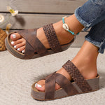 Bequeme geflochtene Sandalen – Produktansicht 2