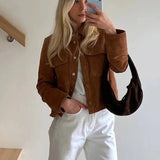 Braune Damenjacke – Produktansicht 5