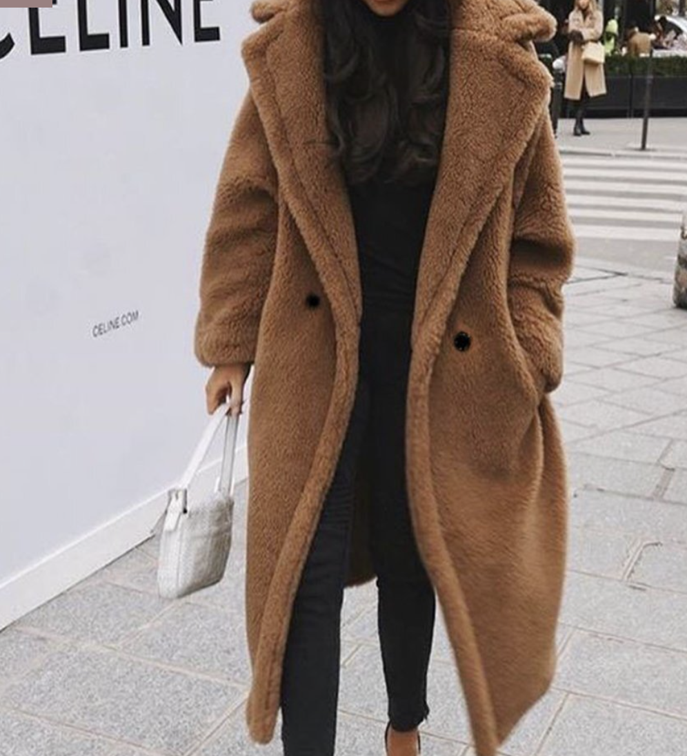Dicker langer Oversize-Wintermantel – Produktansicht 2