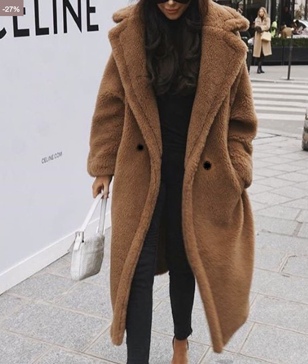 Dicker langer Oversize-Wintermantel – Produktansicht 2