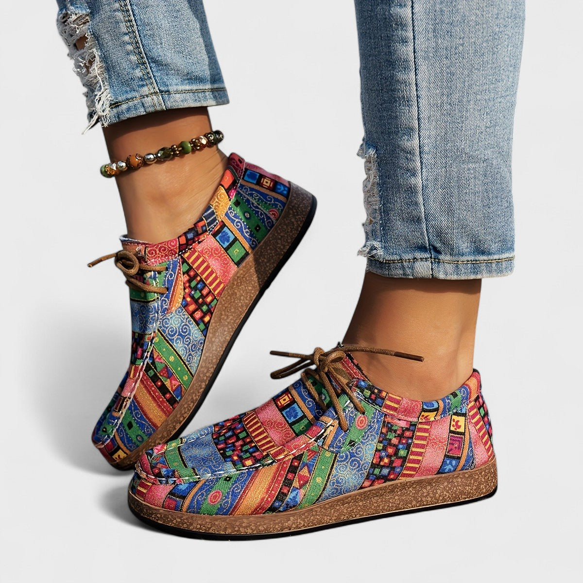 Leichte und bequeme Schuhe in Grün – Produktansicht 2