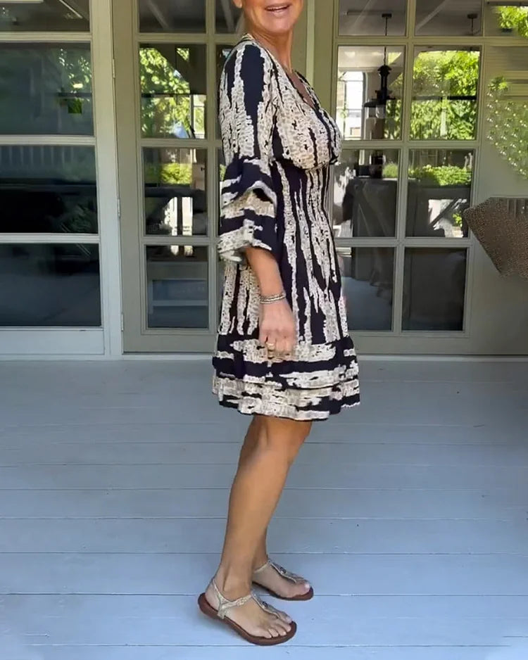 Bequemes Kleid im Boho-Stil – Produktansicht 4