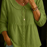 Moderne Bluse mit Peter-Pan-Kragen – Produktansicht 8