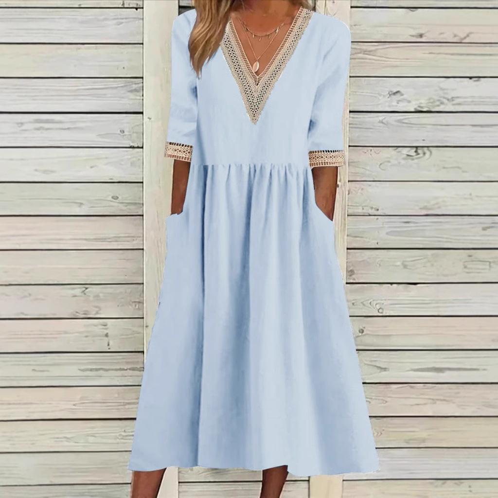 Elegantes Spitzen-Midikleid – Produktansicht 3