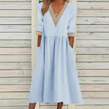 Elegantes Spitzen-Midikleid – Produktansicht 3