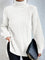 Rollkragenpullover mit Raglanärmeln und Saumschlitz – Produktansicht 15