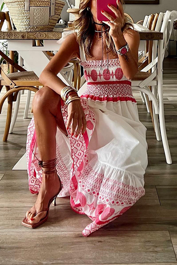 Bequemes Maxikleid im Boho-Stil für den Sommer – Produktansicht 3