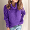 Feinstrick-Rollkragenpullover mit Puffärmeln – Produktansicht 8
