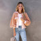 Jeansjacke mit ausgefranstem Saum – Produktansicht 1