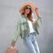 Jeansjacke mit ausgefranstem Saum – Produktansicht 6