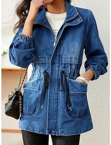Jeansjacke für Damen – Produktansicht 2