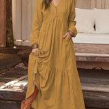Elegantes Kleid mit Blumenmuster – Produktansicht 1