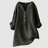 Lockere Bluse aus Leinenmix für warme Tage – Produktansicht 11