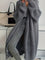 Offener Oversize-Cardigan aus langem Kuschelstrick – Produktansicht 2