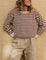 Gestreifter Colorblock-Pullover aus weichem Strick – Produktansicht 7