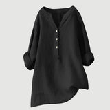 Lockere Bluse aus Leinenmix für warme Tage – Produktansicht 9