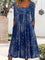 Lässiges langes Midikleid mit Ärmeln – Produktansicht 4