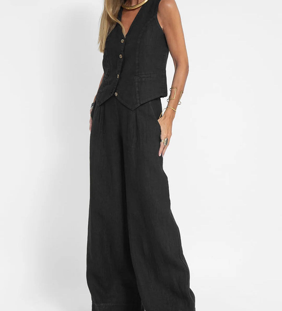 Elegantes Set aus Weste und Hose – Produktansicht 4