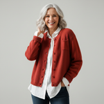 Warme Strickjacke aus besonders weichem Garn – Produktansicht 5