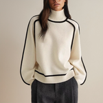 Raffinierter Oversize-Rollkragenpullover – Produktansicht 3