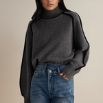 Raffinierter Oversize-Rollkragenpullover – Produktansicht 5