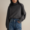 Raffinierter Oversize-Rollkragenpullover – Produktansicht 5