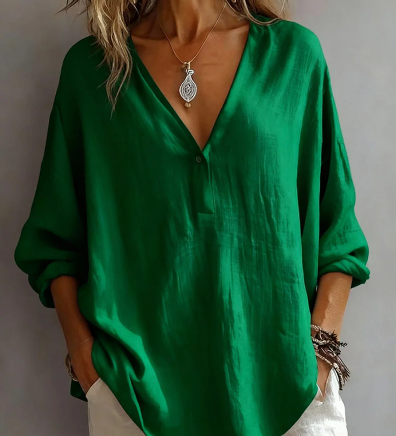 Klassische Bluse mit schlichtem Design – Produktansicht 5