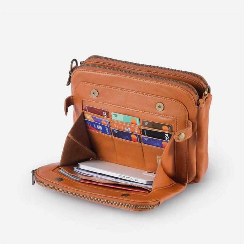 Klassische Ledertasche aus Leder – Produktansicht 3