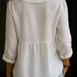 Moderne Bluse mit Peter-Pan-Kragen – Produktansicht 10