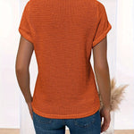 Spitzen-T-Shirt mit Rüschen und Rundhalsausschnitt – Produktansicht 10