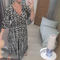 Luftiges Boho-Kleid mit buntem Druck – Produktansicht 3