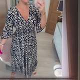Luftiges Boho-Kleid mit buntem Druck – Produktansicht 5