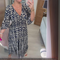 Luftiges Boho-Kleid mit buntem Druck – Produktansicht 5