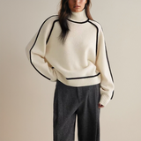 Raffinierter Oversize-Rollkragenpullover – Produktansicht 1